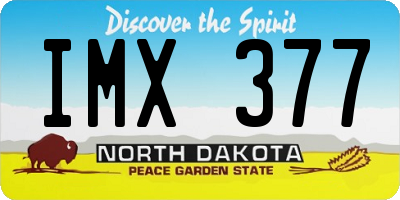 ND license plate IMX377
