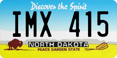 ND license plate IMX415