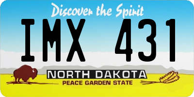 ND license plate IMX431