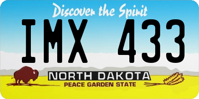ND license plate IMX433