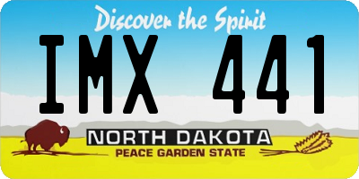 ND license plate IMX441