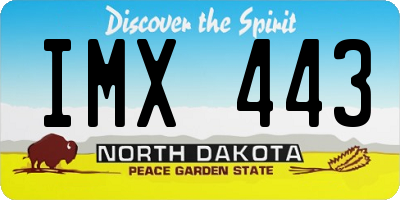 ND license plate IMX443
