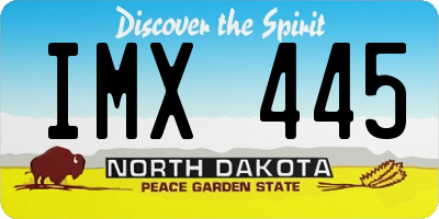 ND license plate IMX445