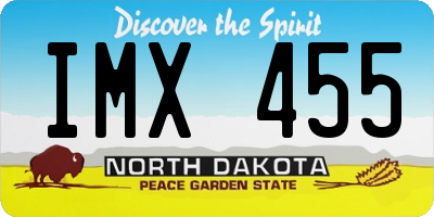 ND license plate IMX455