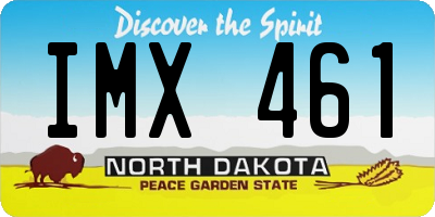 ND license plate IMX461