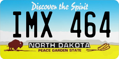 ND license plate IMX464