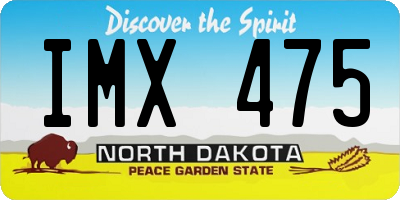 ND license plate IMX475