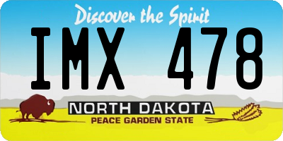 ND license plate IMX478