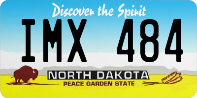 ND license plate IMX484