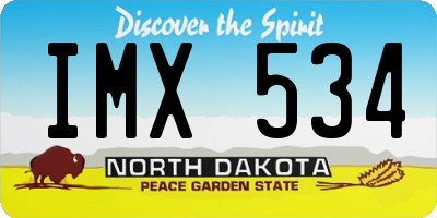 ND license plate IMX534