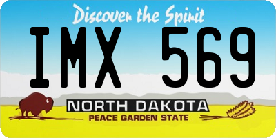 ND license plate IMX569