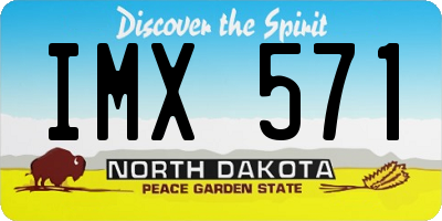 ND license plate IMX571