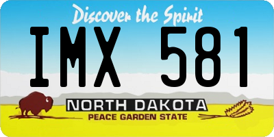 ND license plate IMX581