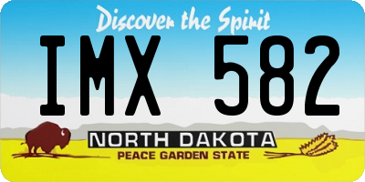 ND license plate IMX582
