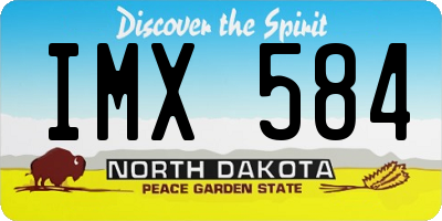 ND license plate IMX584
