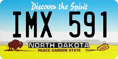 ND license plate IMX591