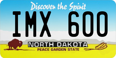 ND license plate IMX600