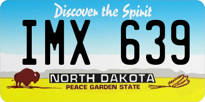 ND license plate IMX639