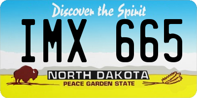 ND license plate IMX665