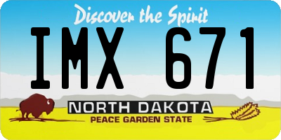 ND license plate IMX671