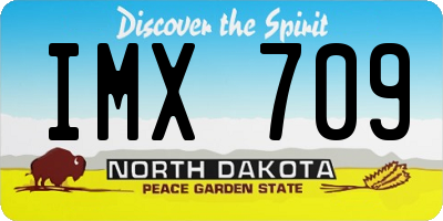 ND license plate IMX709