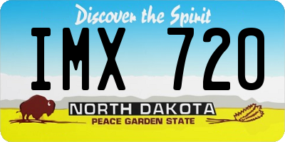 ND license plate IMX720