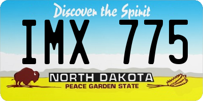 ND license plate IMX775