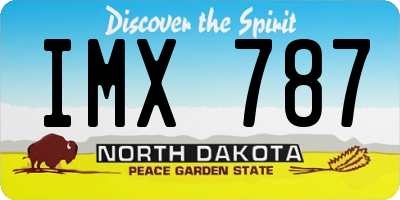 ND license plate IMX787