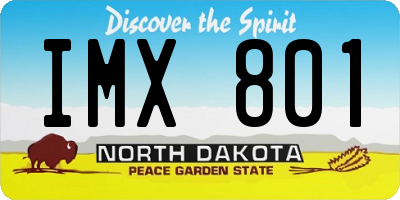 ND license plate IMX801