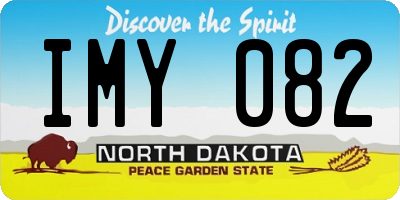 ND license plate IMY082