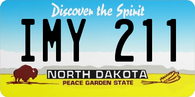 ND license plate IMY211
