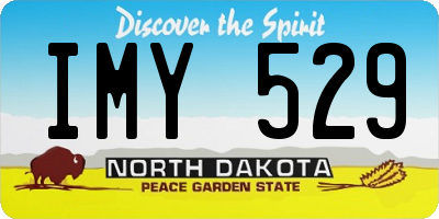 ND license plate IMY529