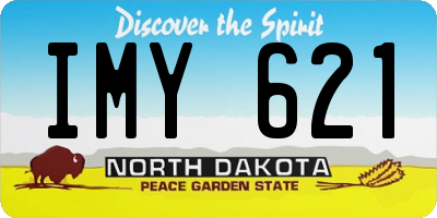 ND license plate IMY621