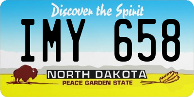 ND license plate IMY658