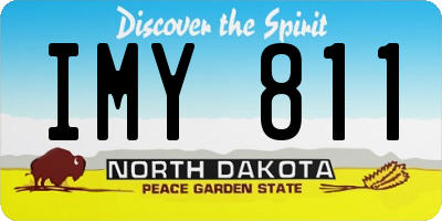 ND license plate IMY811