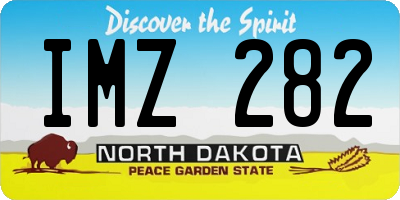 ND license plate IMZ282