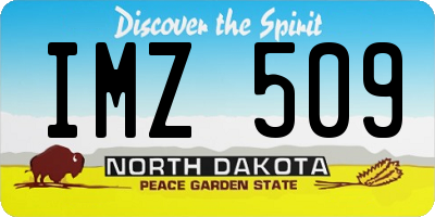 ND license plate IMZ509