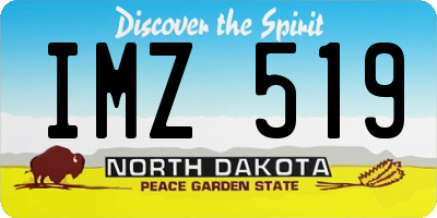 ND license plate IMZ519