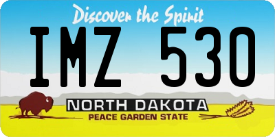 ND license plate IMZ530