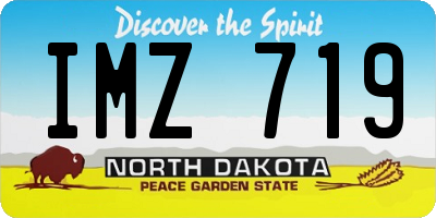 ND license plate IMZ719