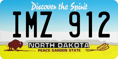 ND license plate IMZ912
