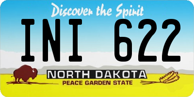ND license plate INI622
