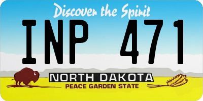 ND license plate INP471