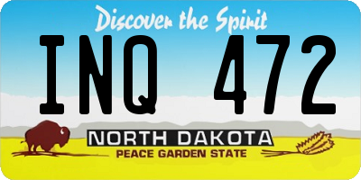 ND license plate INQ472