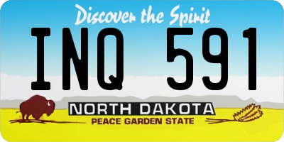 ND license plate INQ591