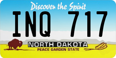 ND license plate INQ717