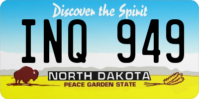 ND license plate INQ949