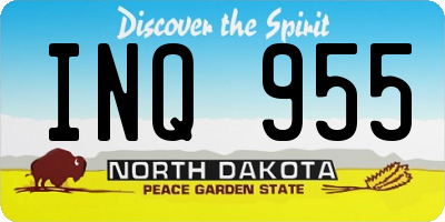 ND license plate INQ955