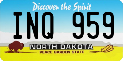 ND license plate INQ959