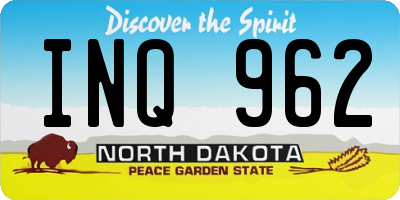 ND license plate INQ962